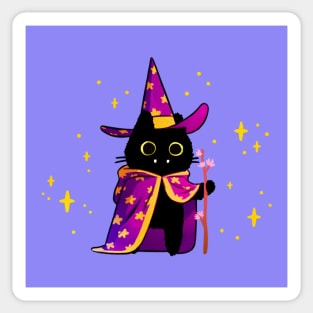 Cat Wizard Sticker